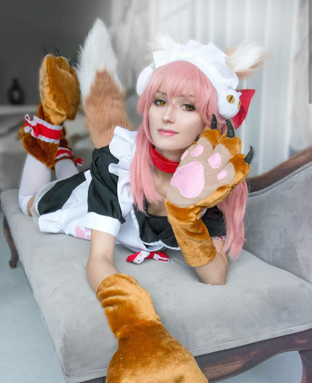 Girls and ears) - Girls, Cosplay, Tamamo no mae, , Longpost