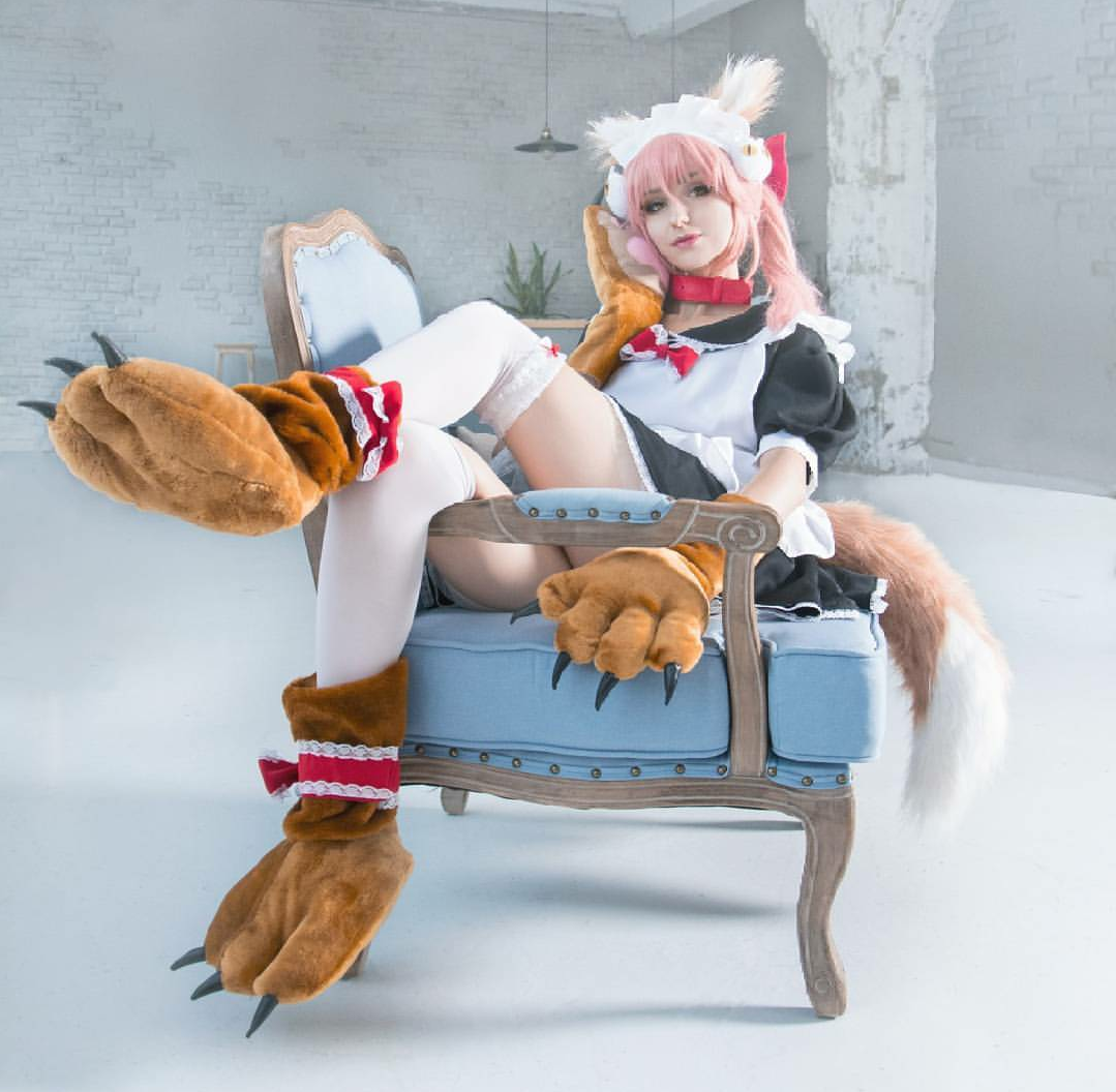 Girls and ears) - Girls, Cosplay, Tamamo no mae, , Longpost