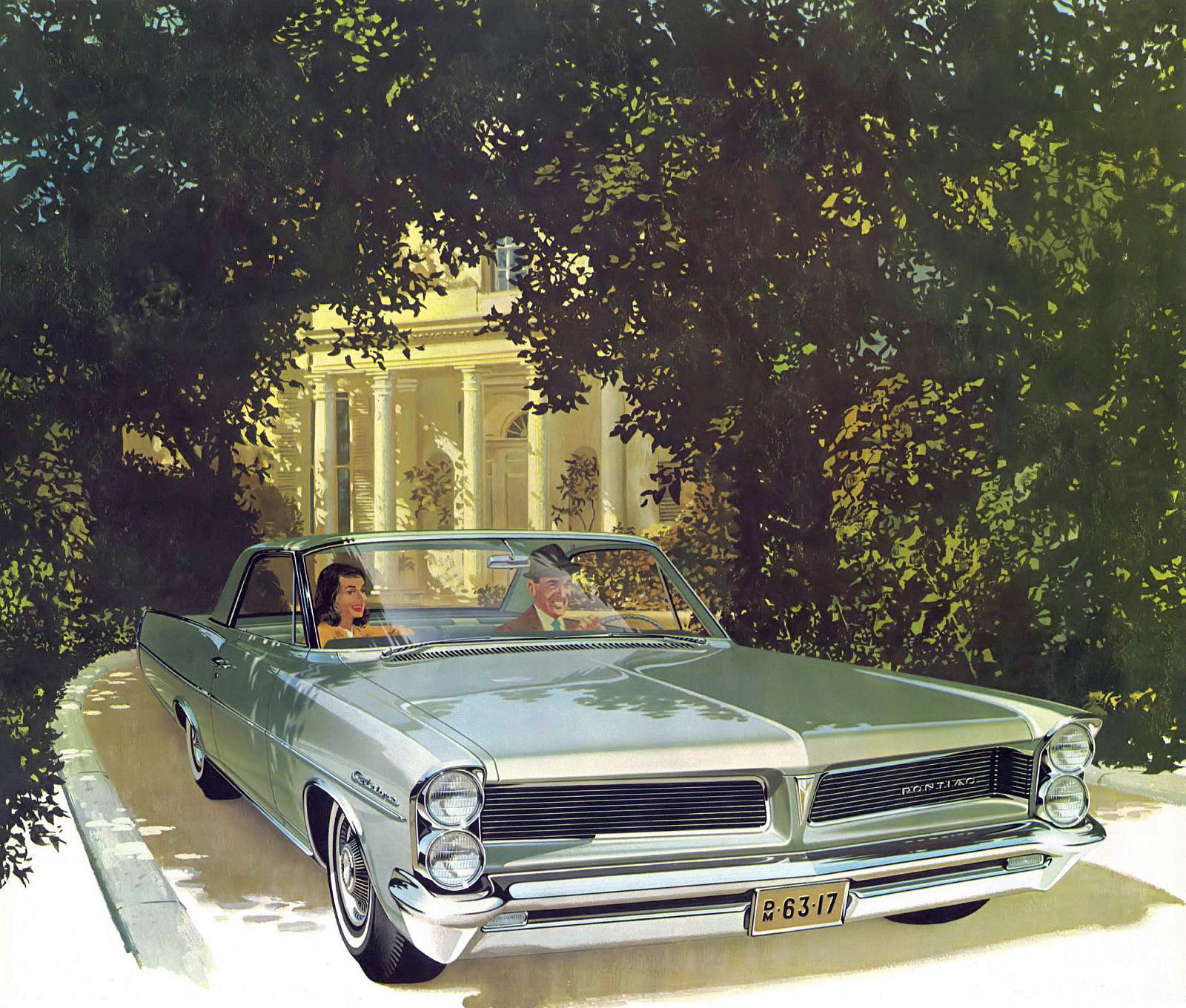 Colorful illustrations of Pontiac cars - Auto, Illustrations, USA, Pontiac, 50th, 60th, Design, Longpost