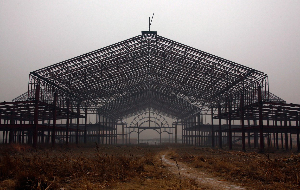 Chinese amusement park: abandoned building - Abandoned, Construction, China, Building, Cityscapes, Urbanphoto, The photo, Street photography