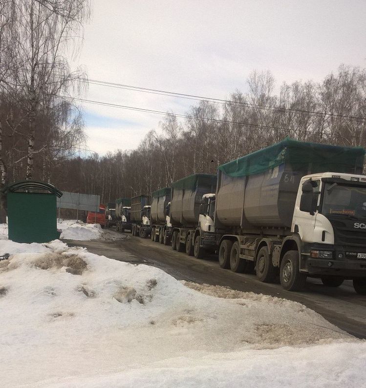 The second day in Kolomna, residents block the way for garbage trucks to the landfill - Dump, Volovichi, Kolomna, Volokolamsk, Garbage, No rating, Longpost, Negative