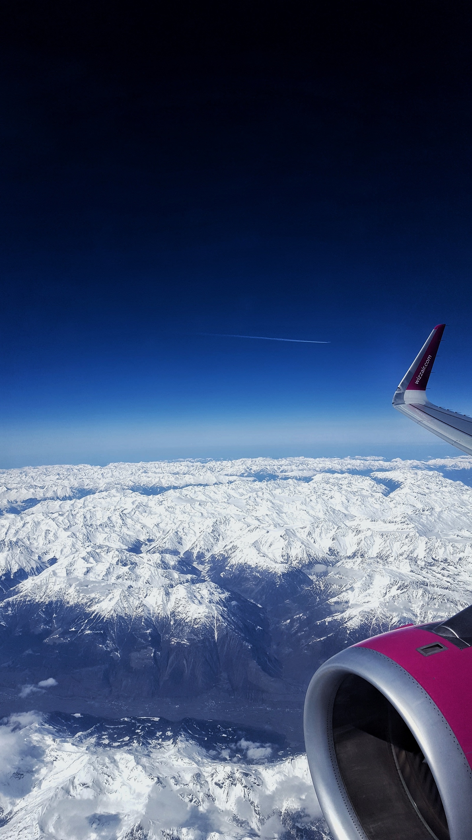 When you fly a beautiful route on an almost cloudless day - My, Airplane, The mountains, Alps, Travels, Longpost