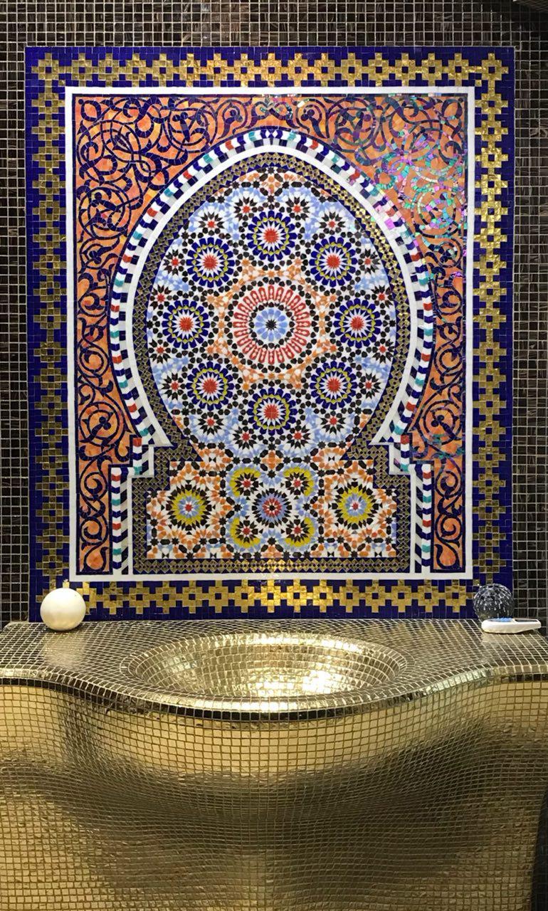 Cool mosaic ;) - Mosaic, Sink, Tile, , Makhachkala, Kaspiysk, Dagestan