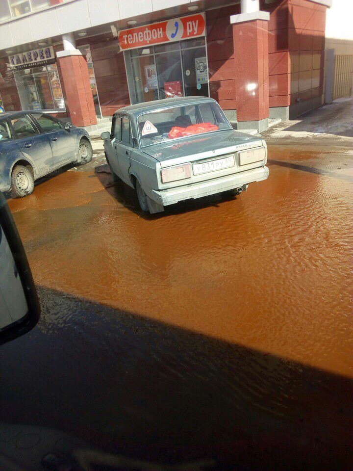 And fire hydrants were tested in Volochka yesterday - Trial, Hydrant, Video, Longpost