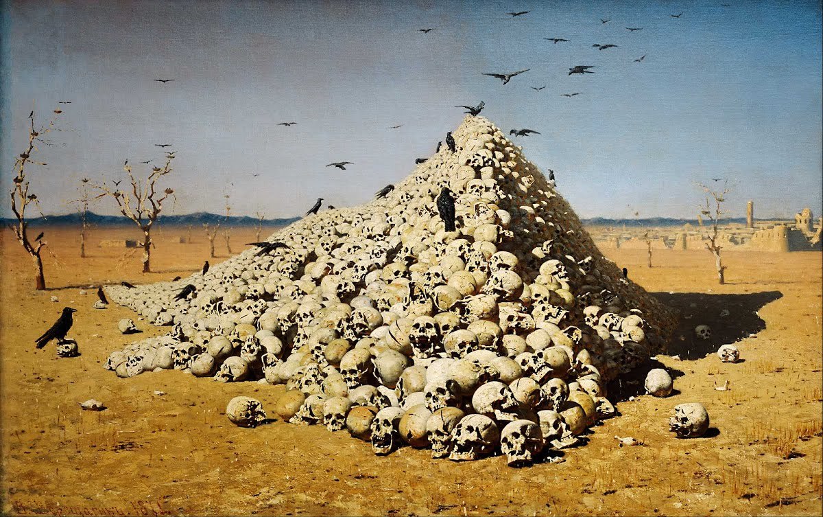 Attention, riddle #2 - The Apotheosis of War, , Mystery, Art, Vasily Vereshchagin