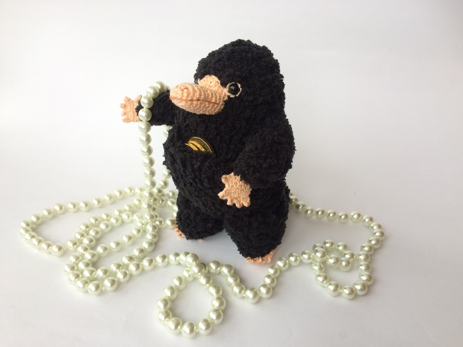 Nyuhler - My, Longpost, Needlework without process, Amigurumi, Harry Potter, Fantastic Beasts and Where to Find Them, Knitted toys