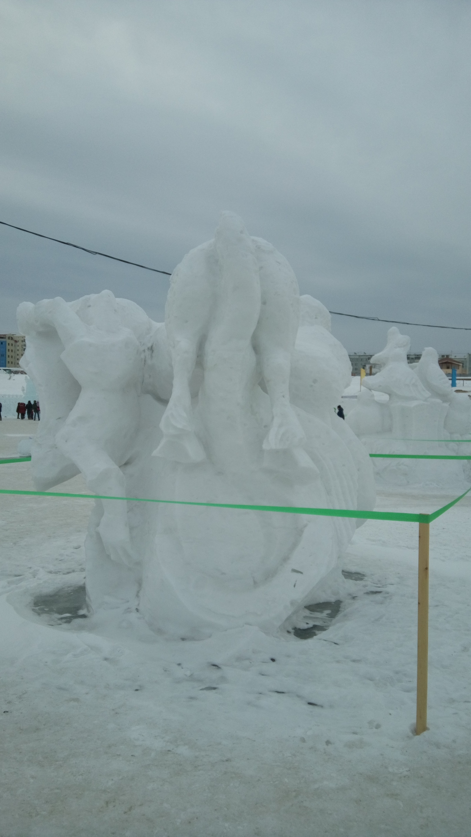 Ледовый городок - Моё, Лед снег, Отдых, Снежные фигуры, Длиннопост