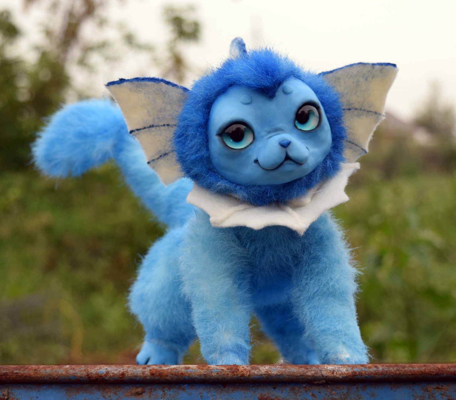 Vaporeon from Pokmon - My, Pokemon GO, Pokemon, Vaporeon, , Handmade, Polymer clay, Author's toy, Copyright, Longpost