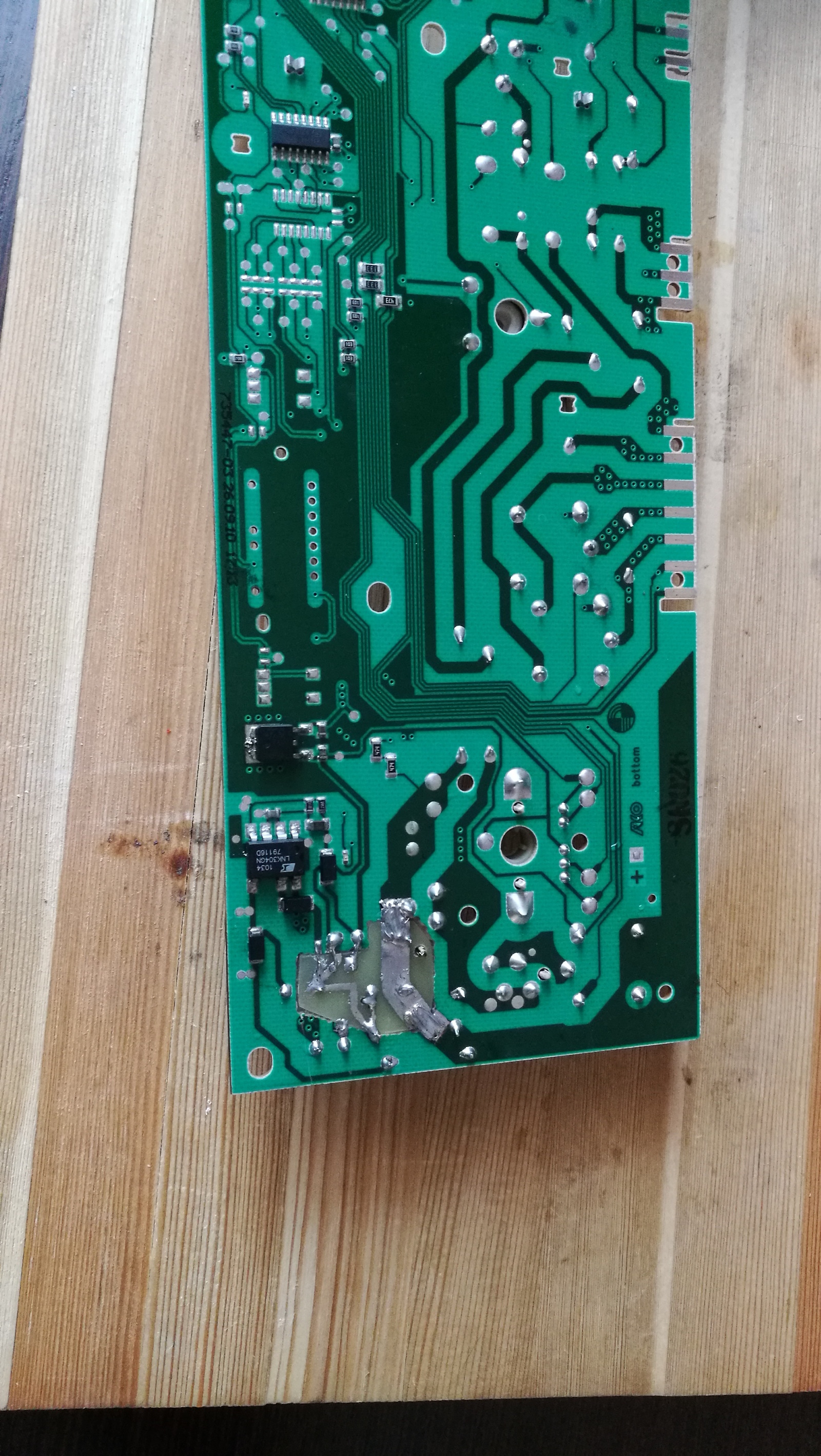 Small repair of the control board of the washing machine - My, , Repair of washing machines, Repair of equipment, Safety, Printed circuit board, Longpost