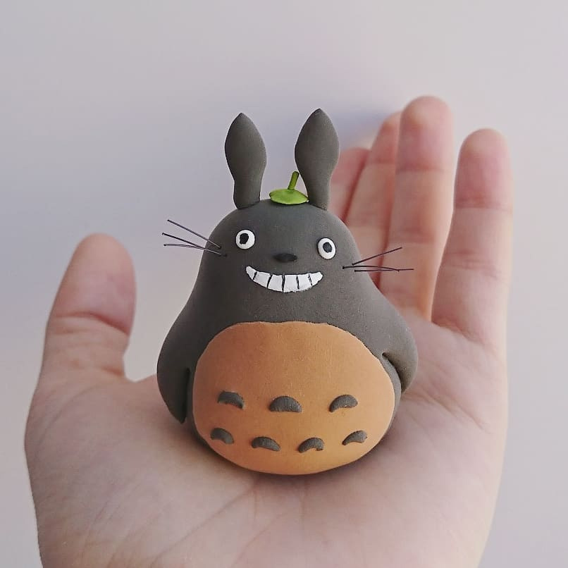 Trying my hand at sculpting figurines - My, My neighbor Totoro, Figurine, , Figurines