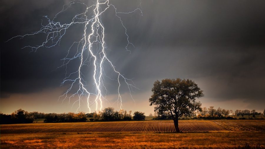 Lightning strike - My, Longpost, Text, Real life story, Childhood, Village, Lightning, Thunderstorm