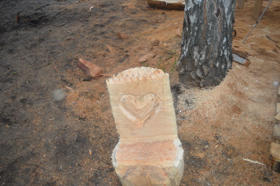 Kid with a chainsaw - My, Alexander Ivchenko, Chainsaw sculpture, Chainsaw, Veles, Perun, Svarog, Wood carving, Longpost, Video