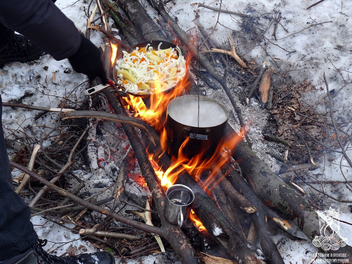 SHURPA FROM LAMB - Hike, Forest, Tourism, Туристы, Food, Cooking, Nature, Relaxation, Longpost