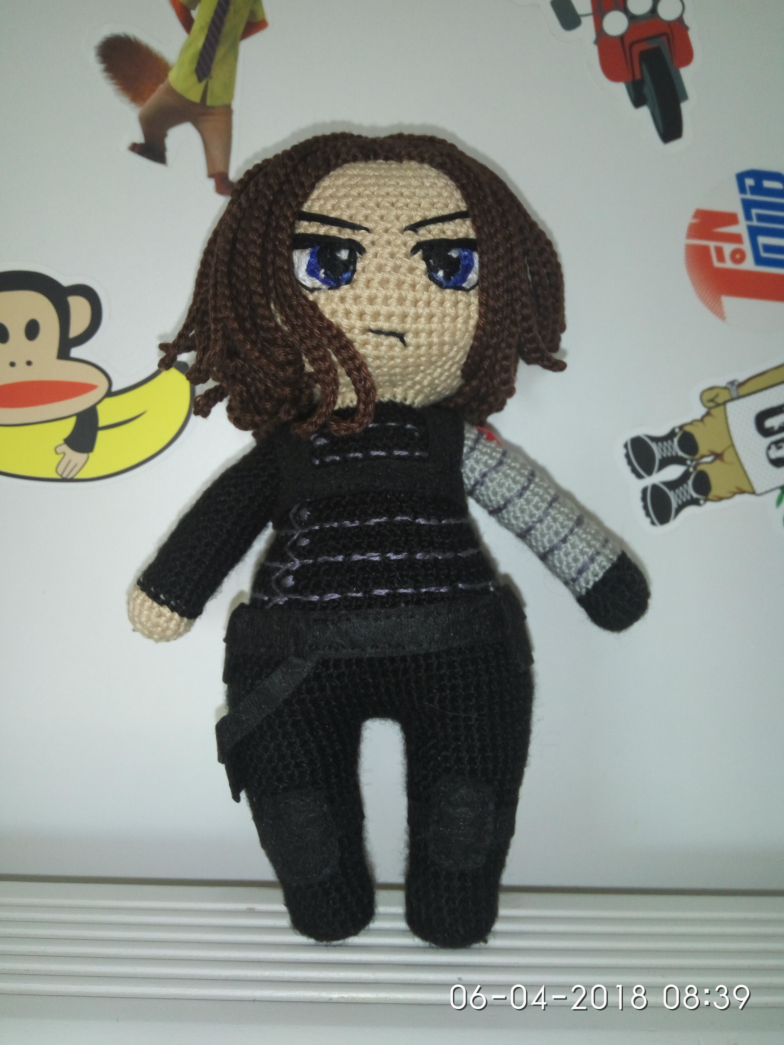 Companion for going to the movies - My, Winter soldier, Bucky Barnes, Avengers, Doll, Longpost