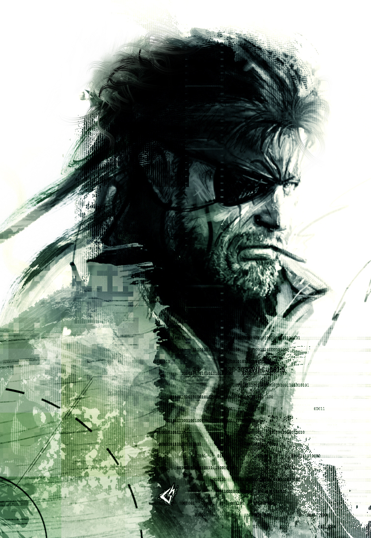 Big boss - Metal gear, Naked Snake, Art, Games