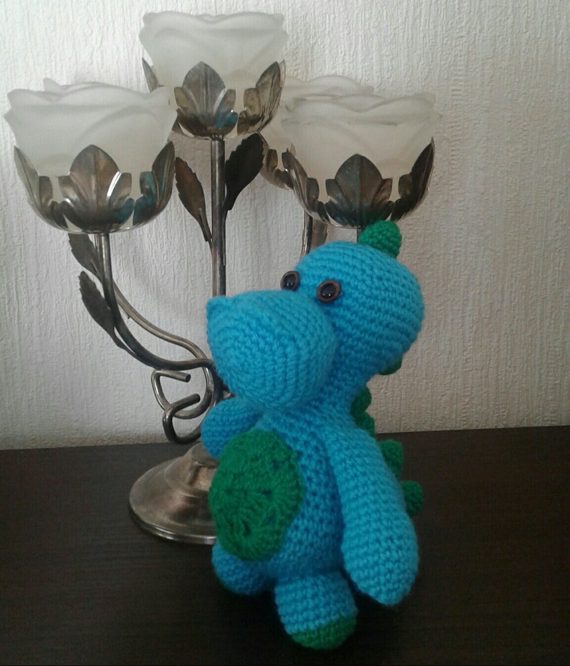 Drakosha - My, Amigurumi, Crochet, Needlework without process, Hobby, The Dragon, Knitted toys, Longpost