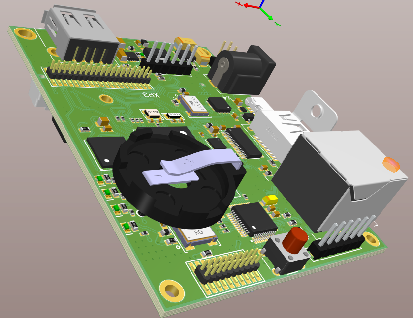 Мини-модуль на базе STM32F769NIH - Моё, Печатная плата, Stm32, Hdmi, USB, Ethernet, Гифка, Длиннопост