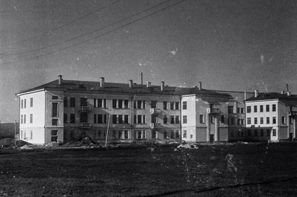 First City Hospital Magnitogorsk. - Magnitogorsk, Hospital, Past, , Magnitka, Left Bank, Old, Old photo, Longpost