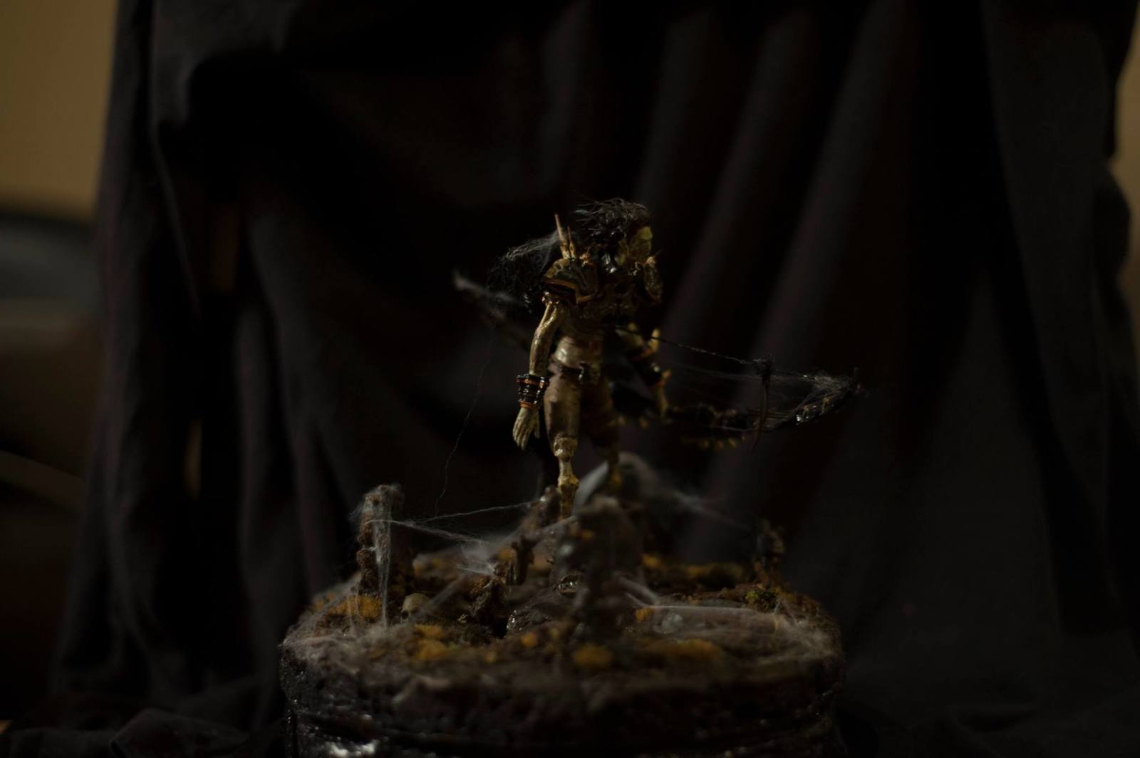 WarCraft undead archer ,или первая попытка... - Моё, Warcraft, Undead, Undead Hunter, Крафт, Своими руками, Диорама, Scale model, Длиннопост