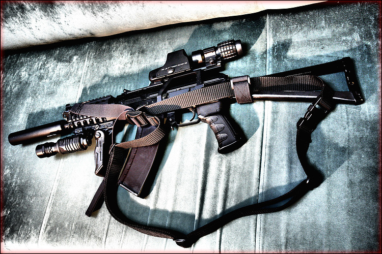Tuning AK \ Lancaster \ VPO-209. - My, Weapon, Self defense, Gun, Kalashnikov assault rifle, 366tkm, Russia, Longpost