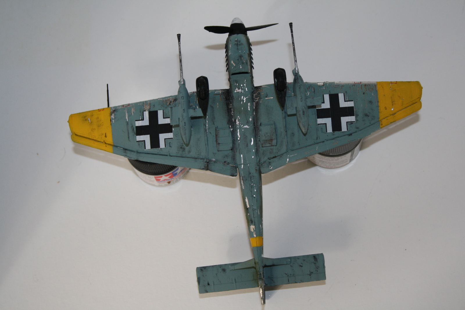 Ju87 G-1 STUKA - My, Scale model, Prefabricated model, Aviation, The Second World War, Scale 72, Stand modeling, Longpost