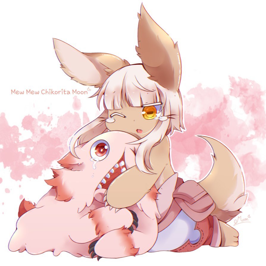 A little bit of Mitty in the tape - Anime, Art, Made in abyss, Anime art, Mitty, Nanachi, Longpost