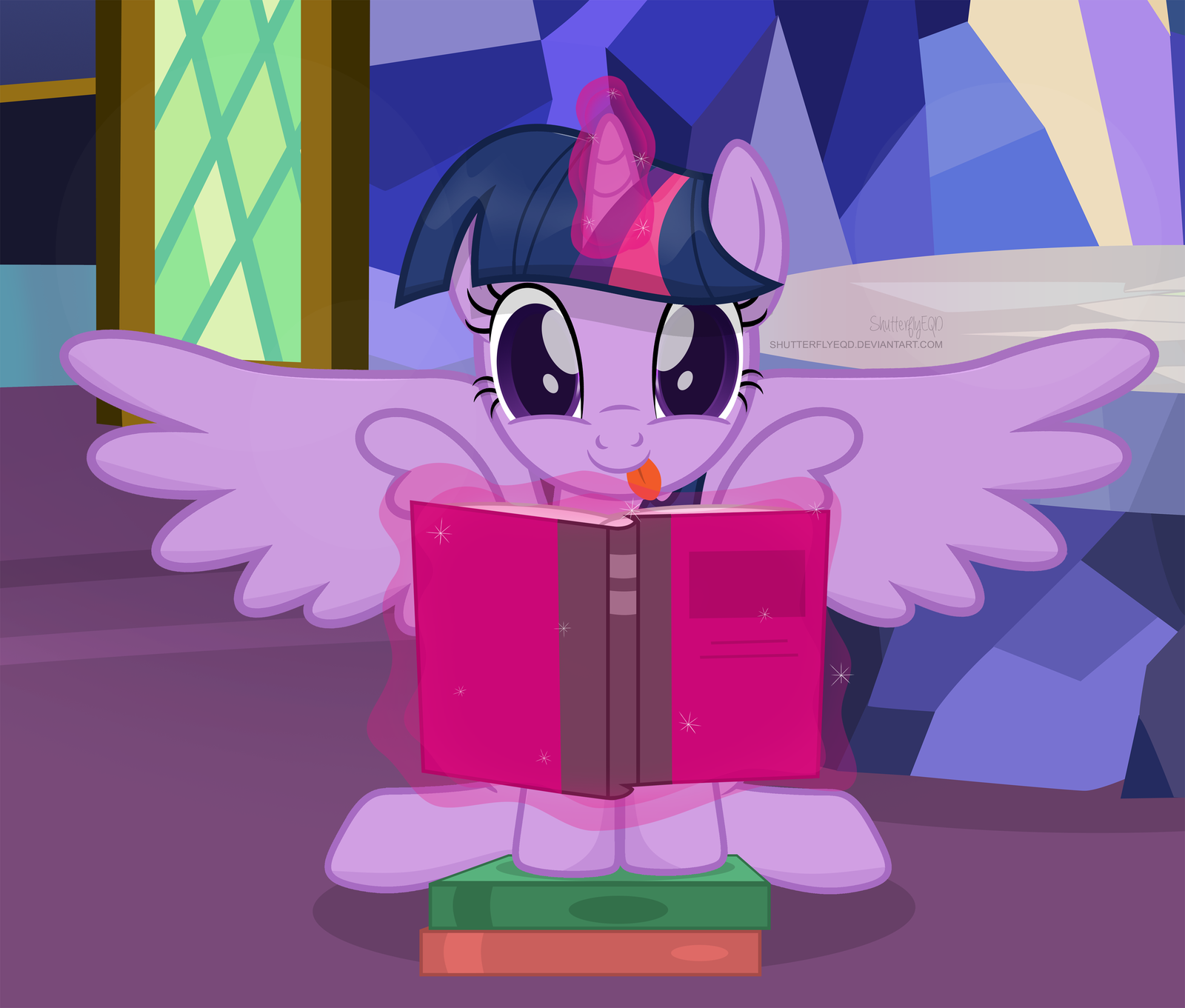 Silly Book Pone - Twilight sparkle, My Little Pony, PonyArt