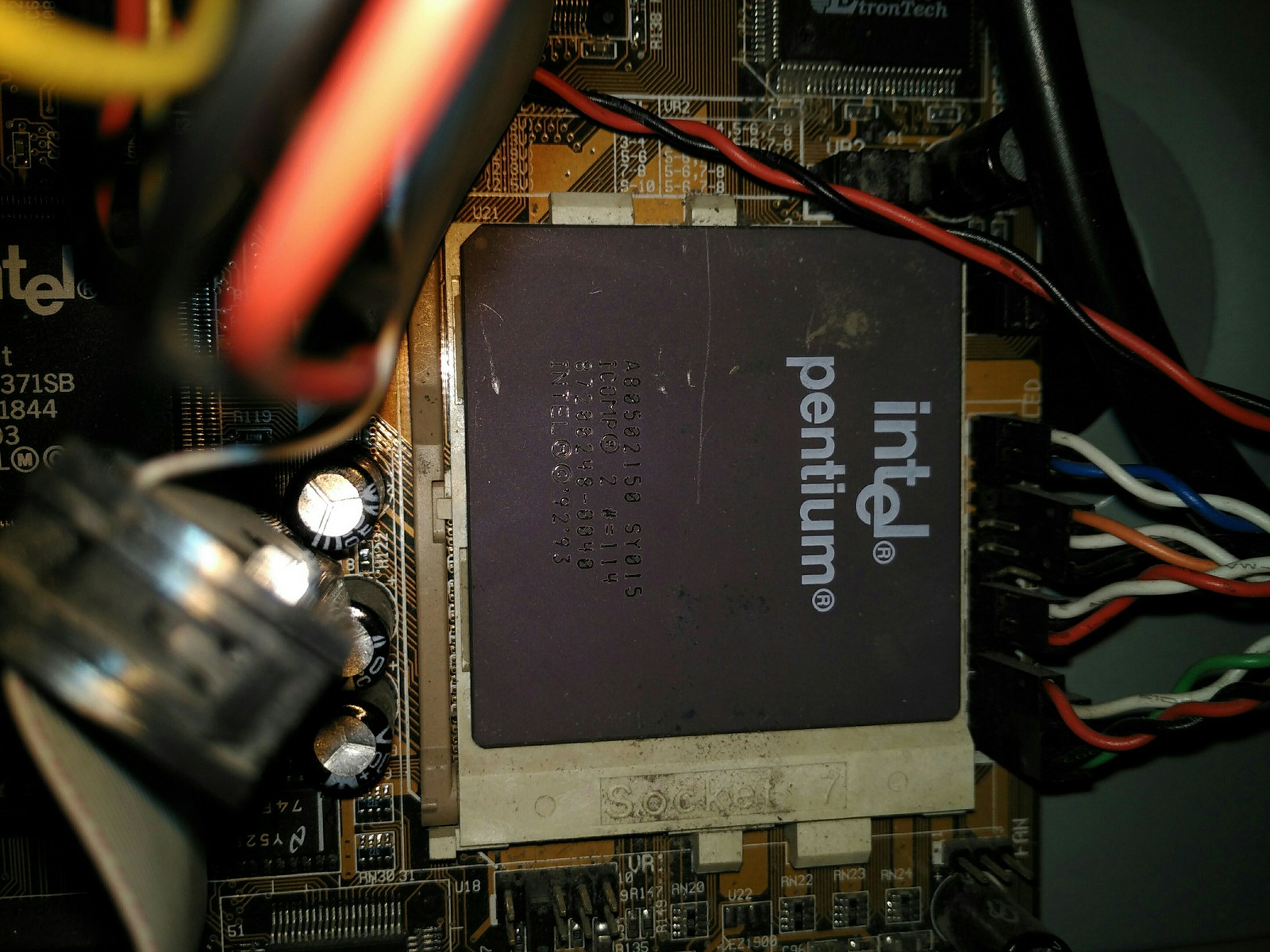 Hello from the nineties from the attic - My, Computer, Intel, Retro, Longpost, , Pentium, The photo