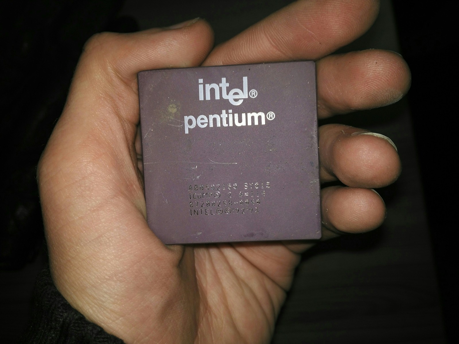 Hello from the nineties from the attic - My, Computer, Intel, Retro, Longpost, , Pentium, The photo