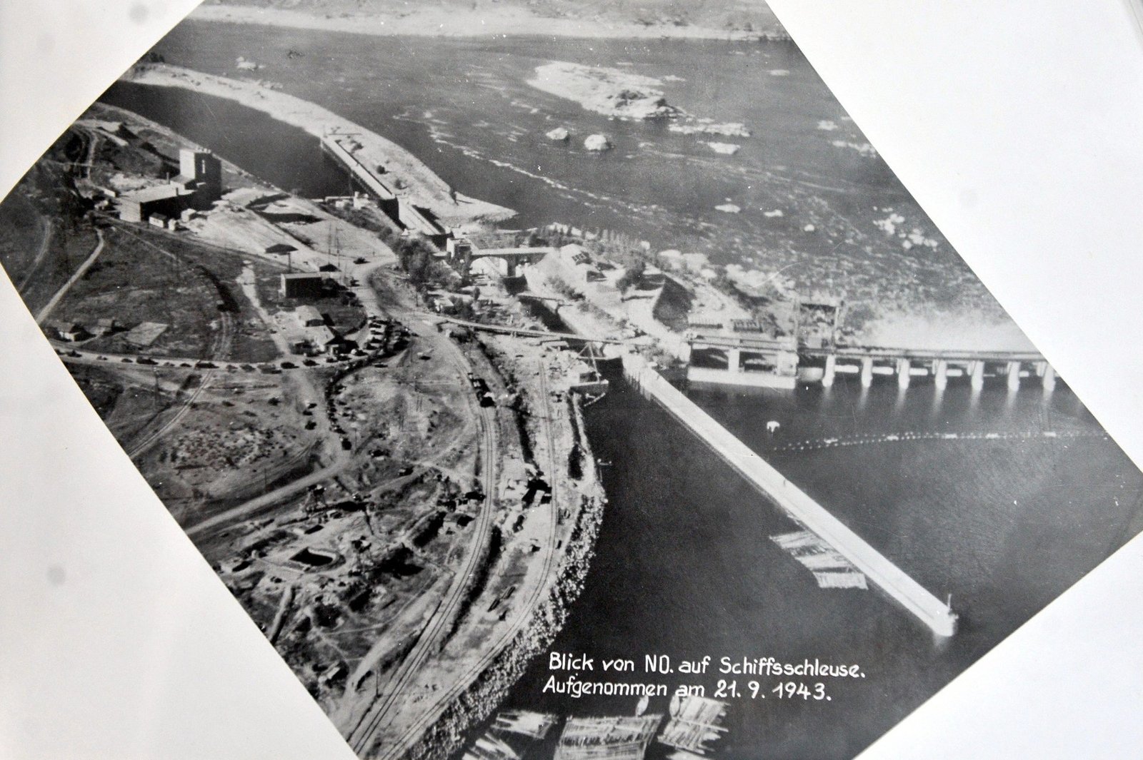 Pictures of the DneproGES dam and its environs were taken in 1941-1944 by the German military - Dneproges, Zaporizhzhia, The photo, Longpost