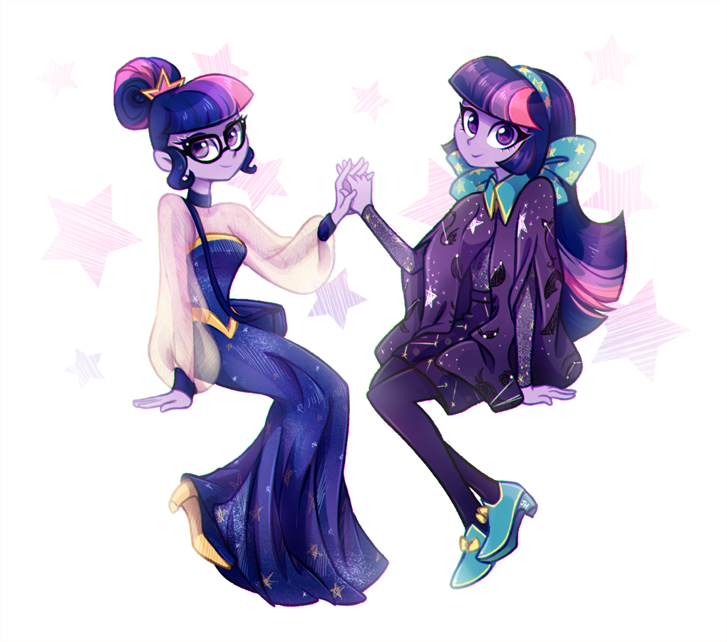 Sci-Twi and Twi - My little pony, Equestria girls, Twilight sparkle, Sci-Twi, Jumblehorse