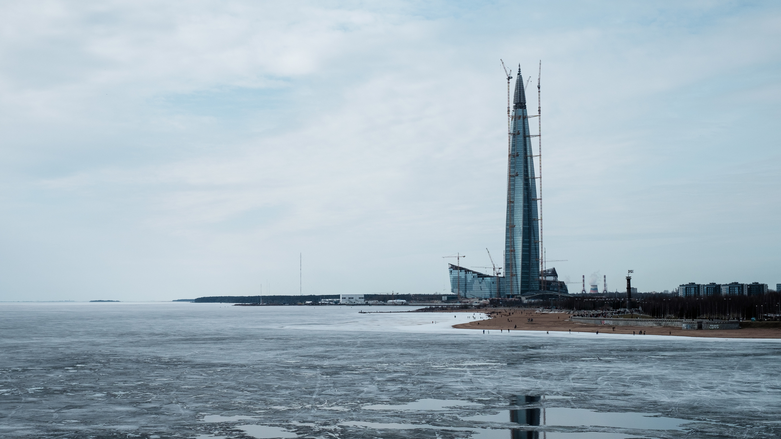 Лахта Центр - Моё, Лахта-Центр, Санкт-Петербург, Пляж, Пейзаж, Моё, Fujifilm, Фотография