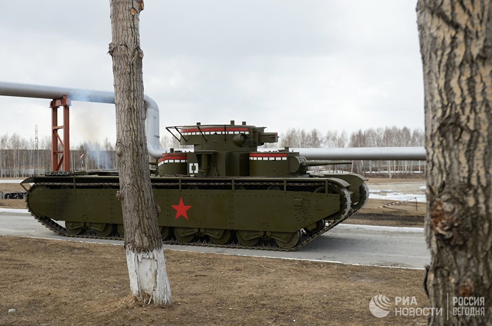 In the Urals, a unique five-turreted T-35 tank was recreated - Story, T-35, Tanks, Ural, Longpost