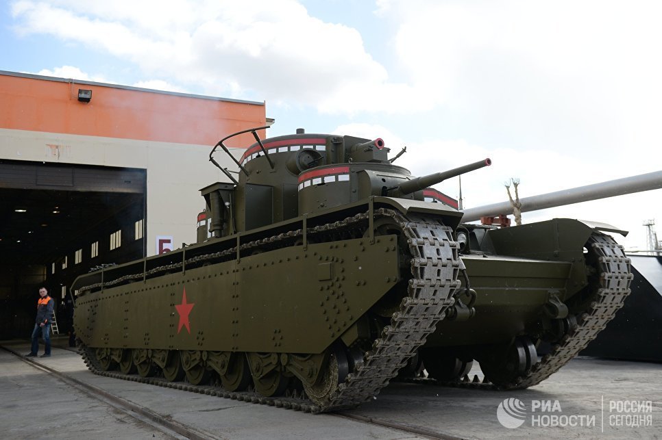 In the Urals, a unique five-turreted T-35 tank was recreated - Story, T-35, Tanks, Ural, Longpost