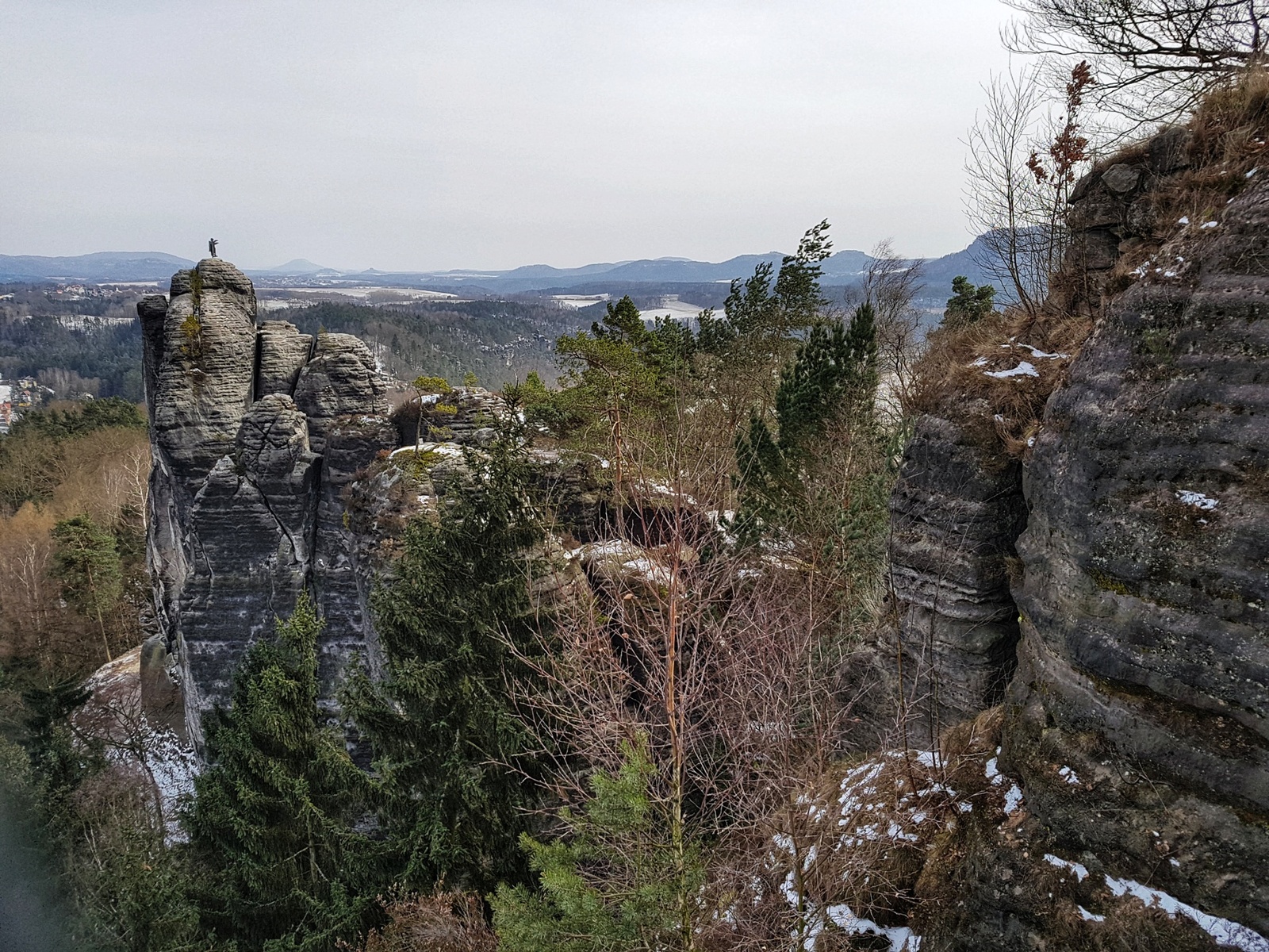 Interesting places in Germany. Bashtai. - My, Germany, Interesting places, , Панорама, Saxony, Interesting, sights, The rocks, Longpost