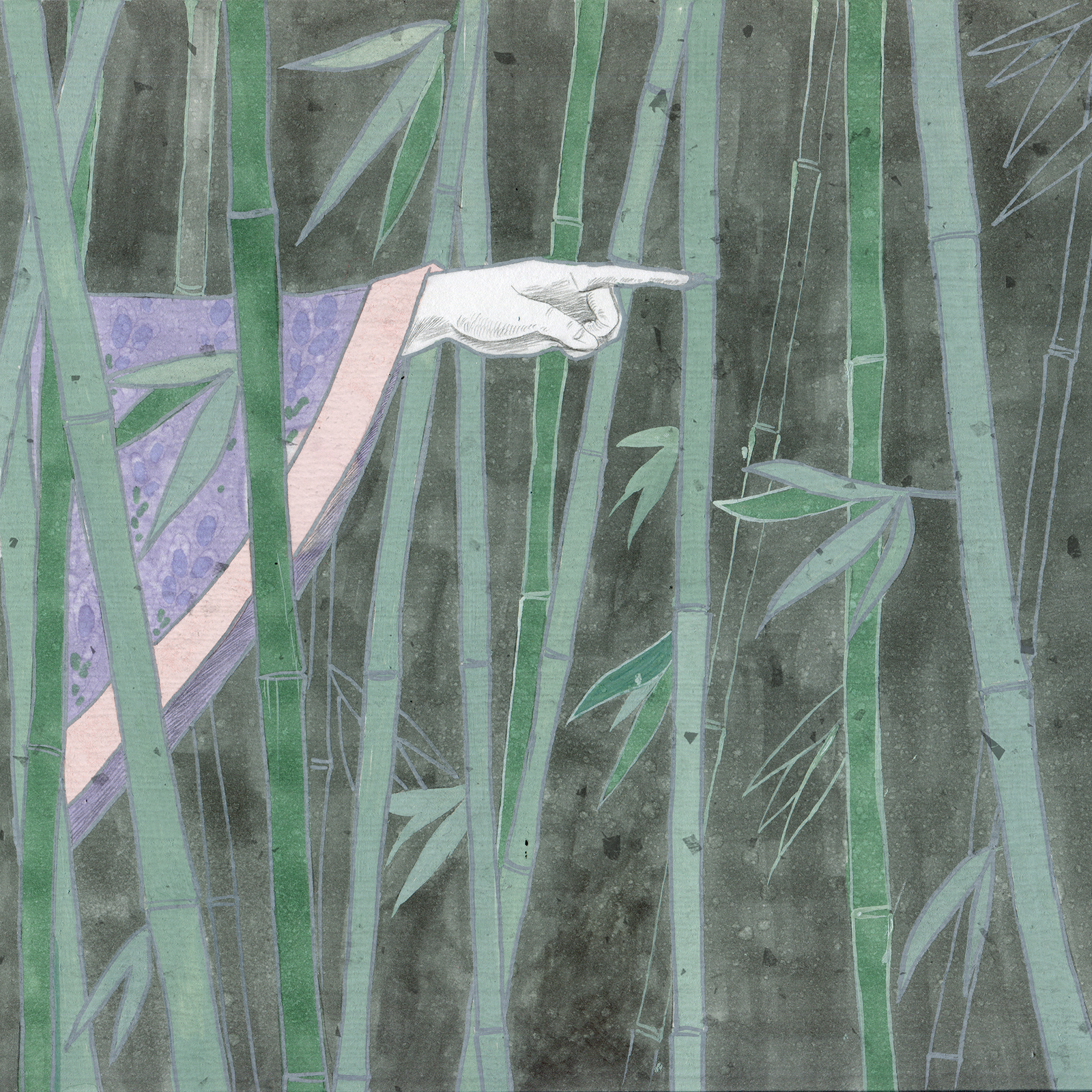 Ryunosuke Akutagawa In the thicket - My, Longpost, Illustrations, Detective, Art, Ryunosuke Akutagawa, Japan, Drawing, Marker