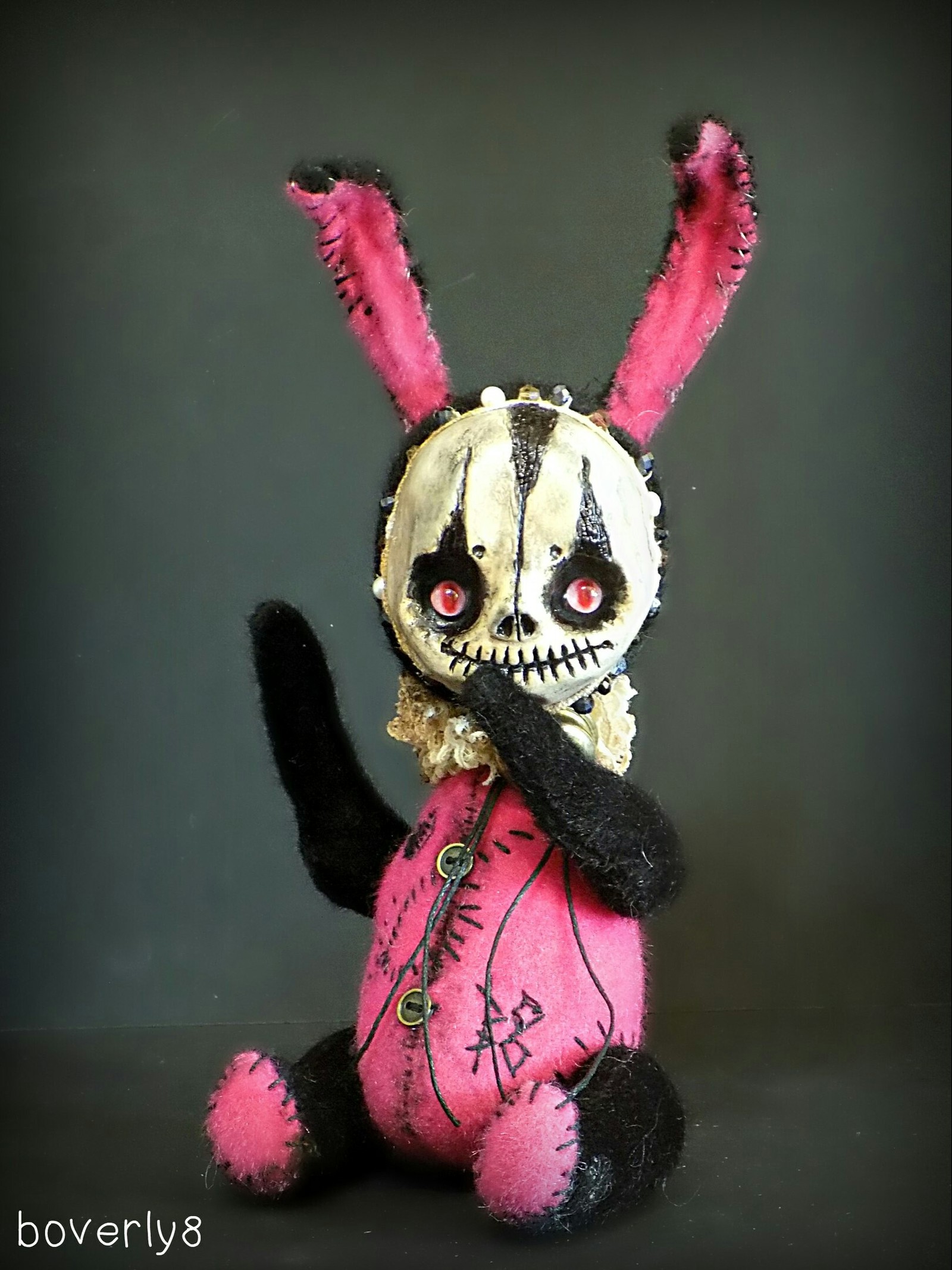 Rudy Longhead - My, Doll, With your own hands, Needlework without process, Gothic, Copyright, Longpost