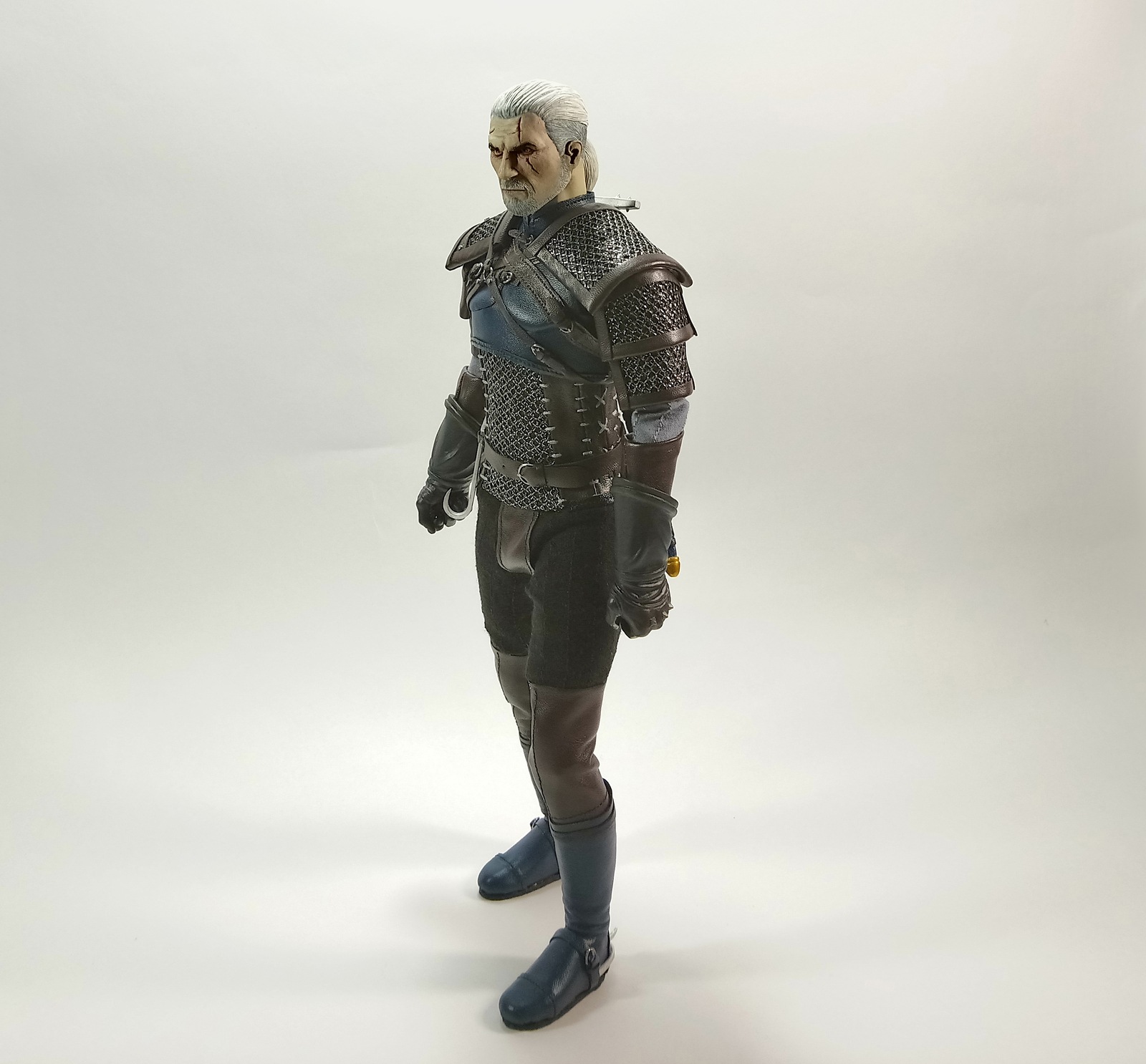 The Witcher - Geralt of Rivia Action-figure 1/6 - My, Witcher, Geralt of Rivia, The Witcher 3: Wild Hunt, Figurine, Andrzej Sapkowski, Handmade, The Witcher 3: Wild Hunt, Longpost, Figurines