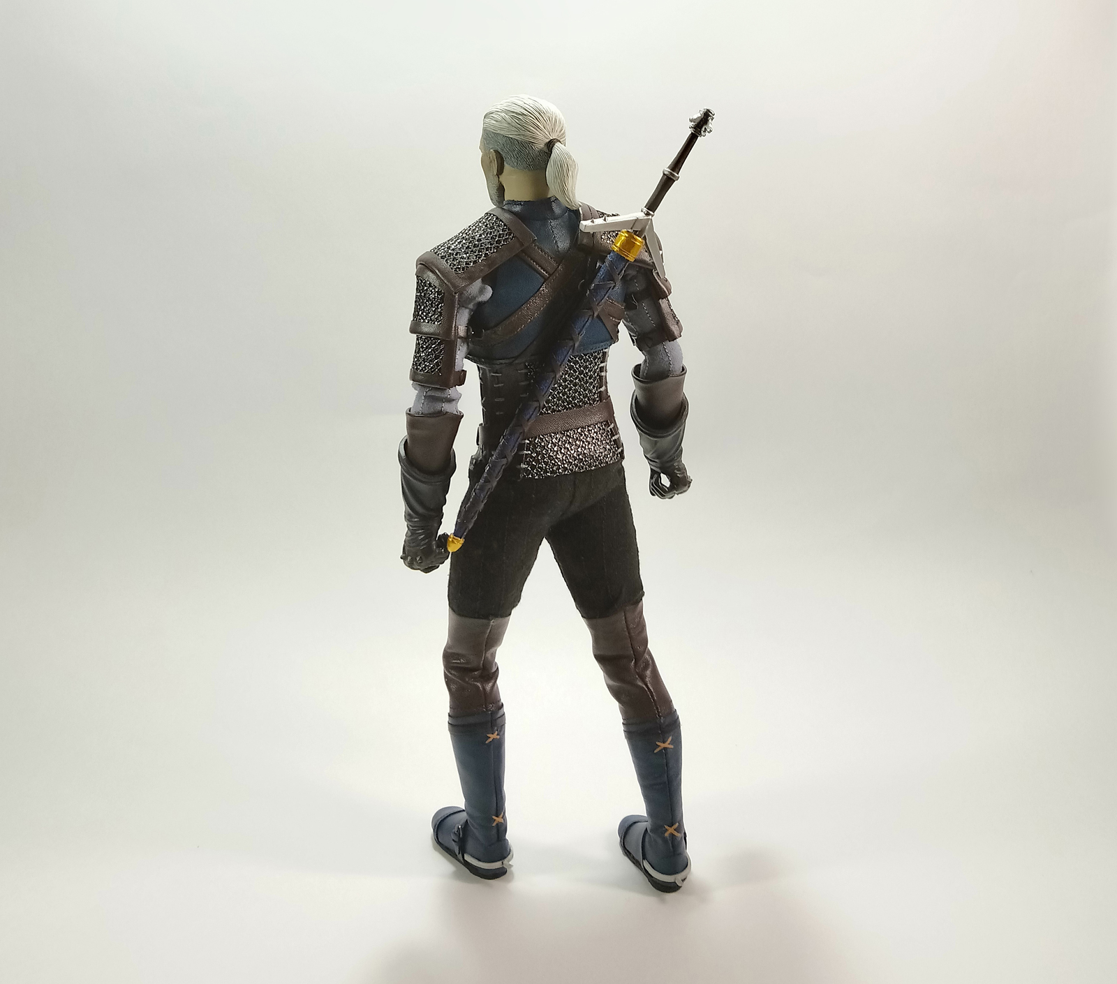 The Witcher - Geralt of Rivia Action-figure 1/6 - My, Witcher, Geralt of Rivia, The Witcher 3: Wild Hunt, Figurine, Andrzej Sapkowski, Handmade, The Witcher 3: Wild Hunt, Longpost, Figurines