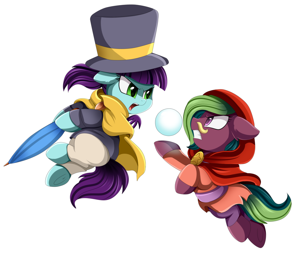 A pony in time - My little pony, A hat in Time, Original character, Crossover, Crossover, Pridark