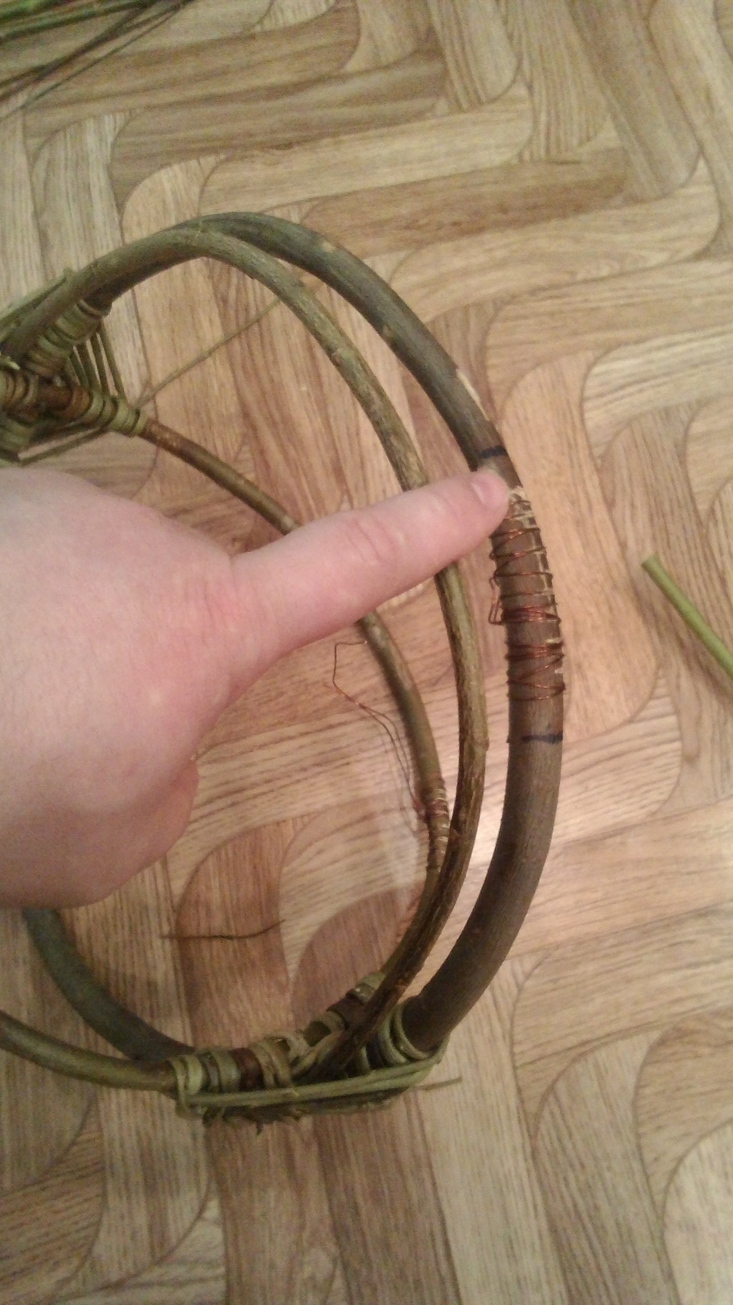 Weave from willow twigs. - My, Weaving from rods, Basket weaving, , Longpost