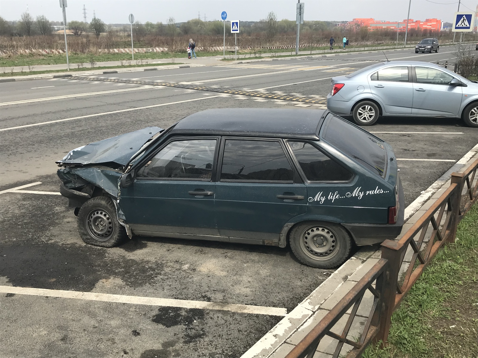 Вот что бывает, когда ездишь по «своим правилам», a не по ПДД. - Моё, Авто, ДТП, My rules, Правила