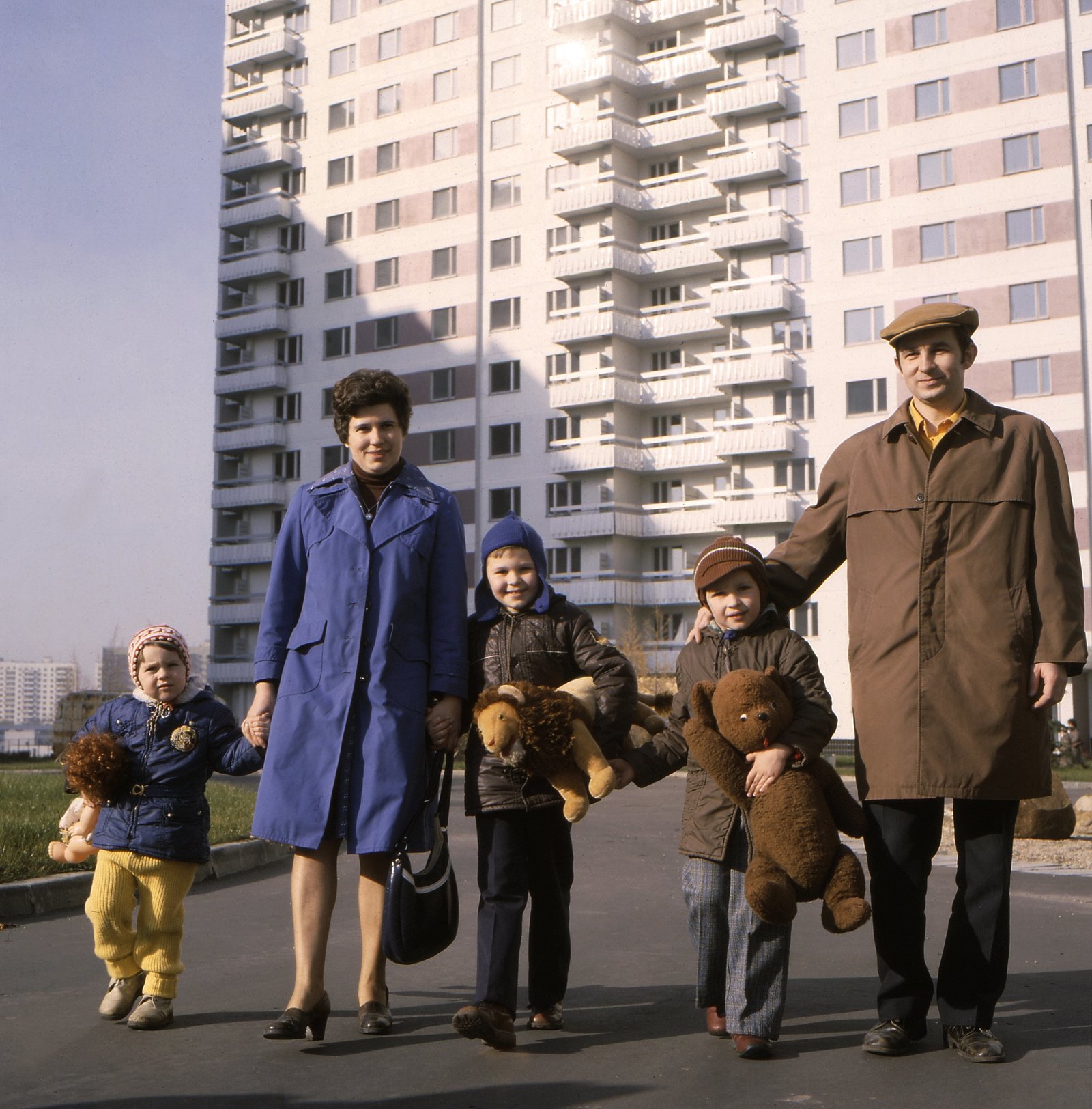 Новосёлы в Олимпийской деревне. Москва. 1980 г. | Пикабу