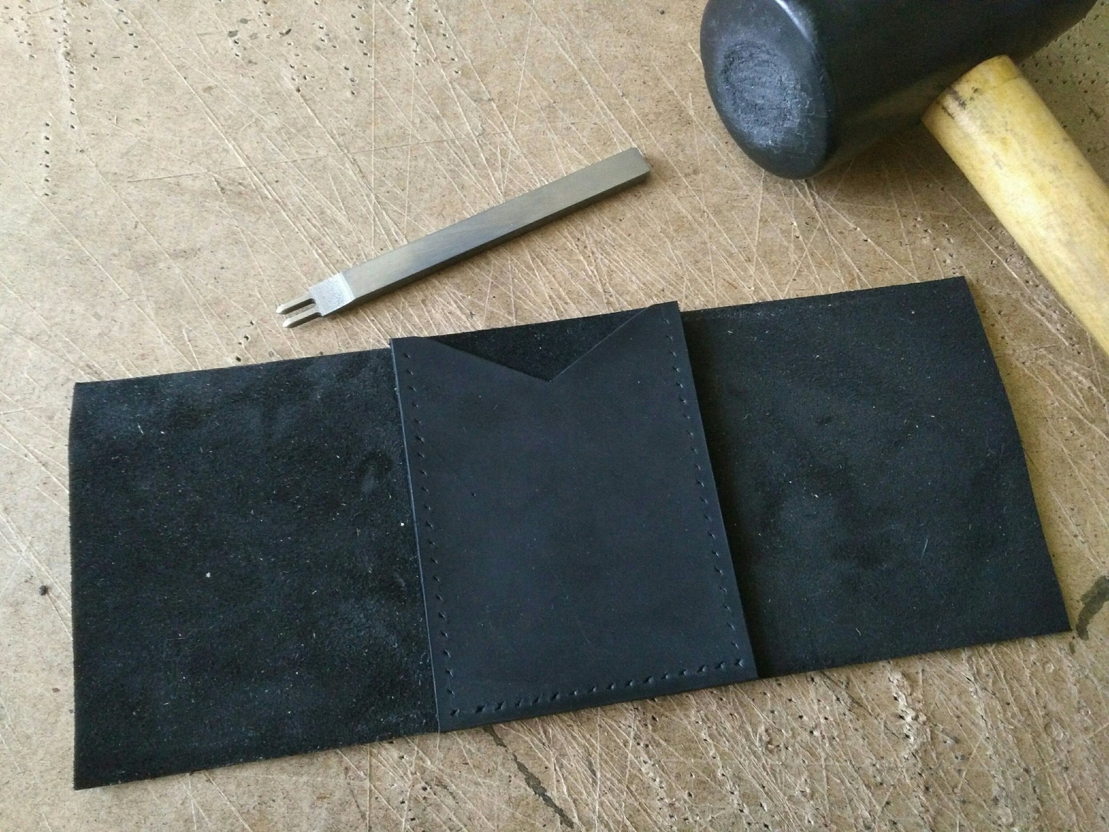 Summer wallet - My, Hobby, Leather products, Wallet, Longpost