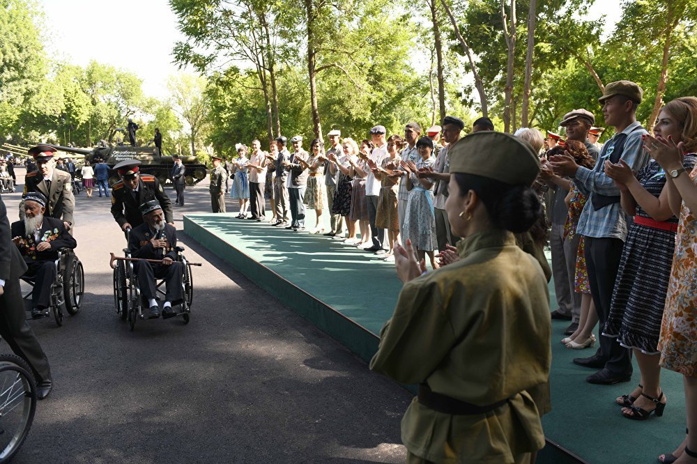 As Tashkent celebrated May 9 - May 9, Tashkent, Uzbekistan, Video, Longpost, May 9 - Victory Day