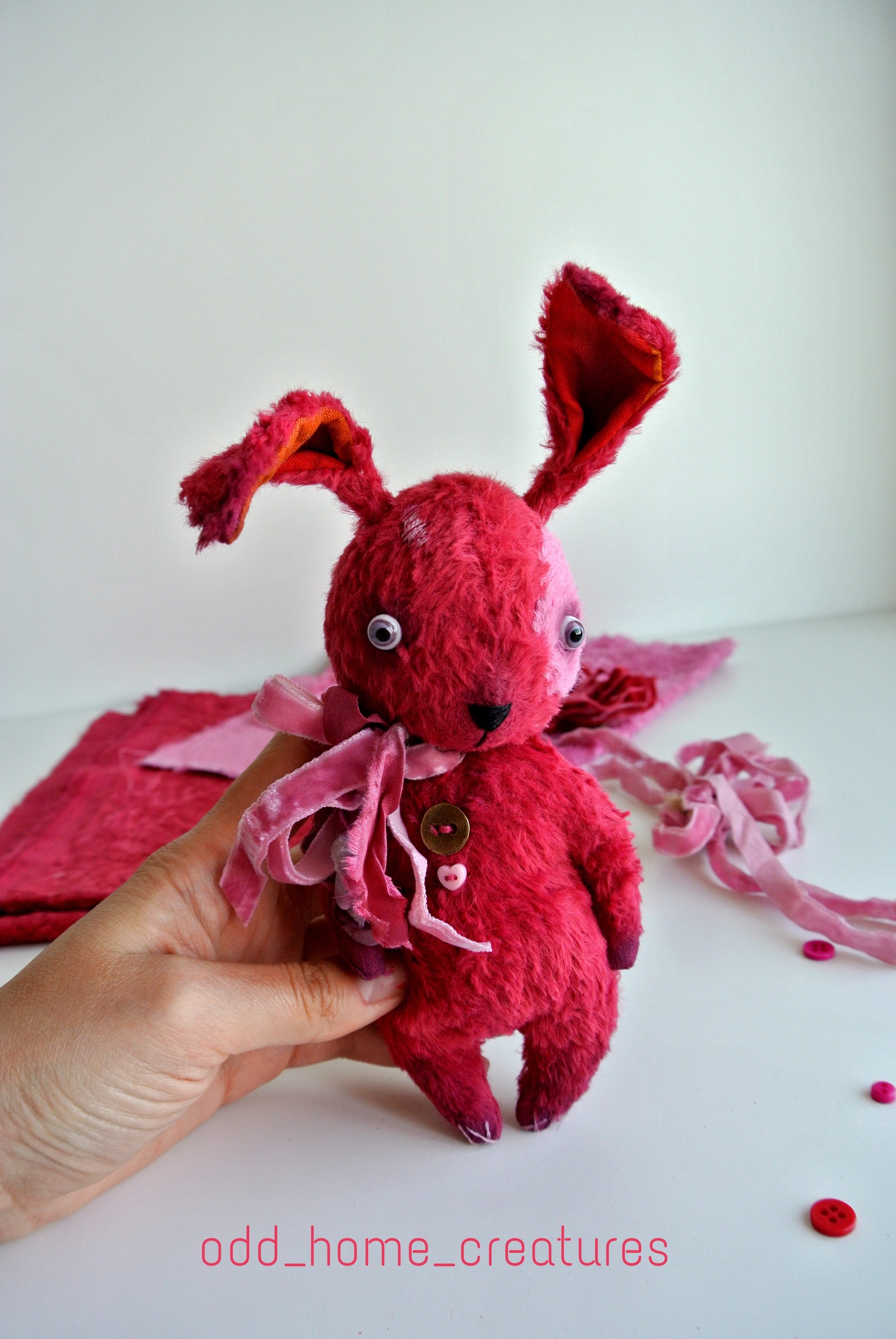 creepy bunny - My, My, Longpost, Needlework without process