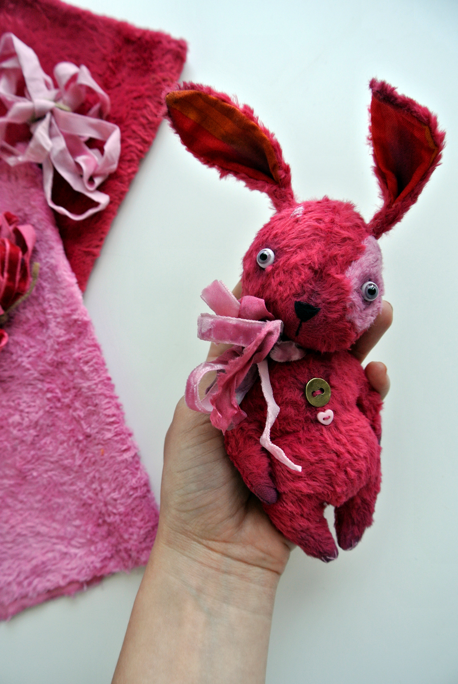 creepy bunny - My, My, Longpost, Needlework without process