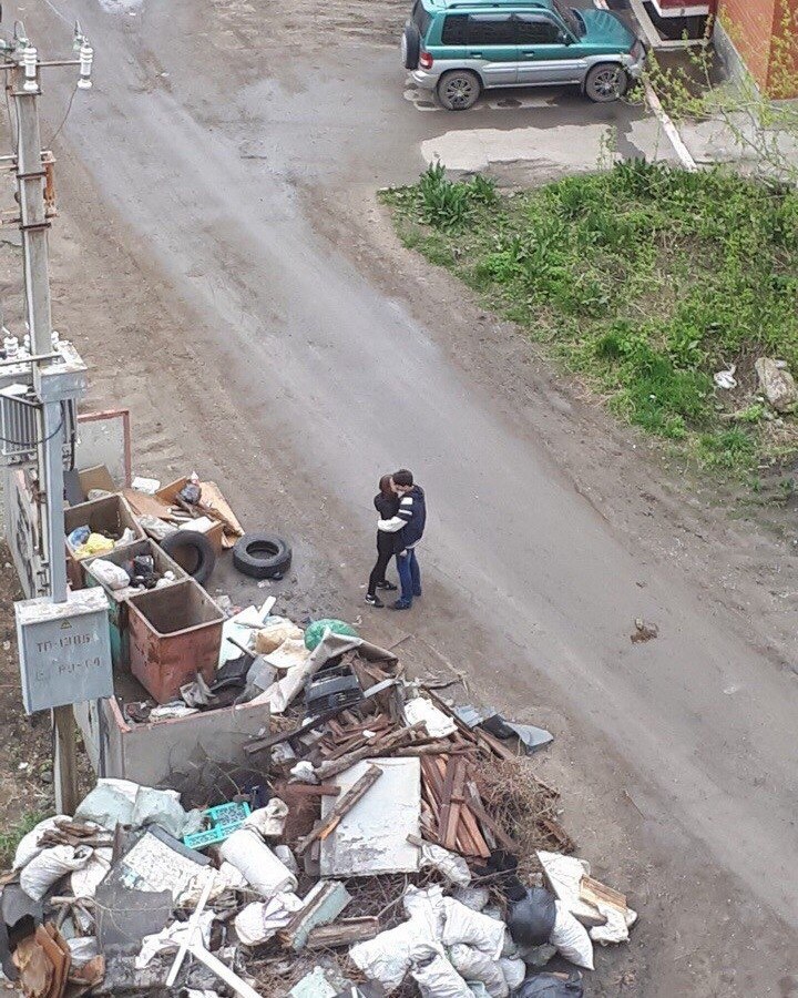 Romance - The photo, Pair, Garbage, Barnaul