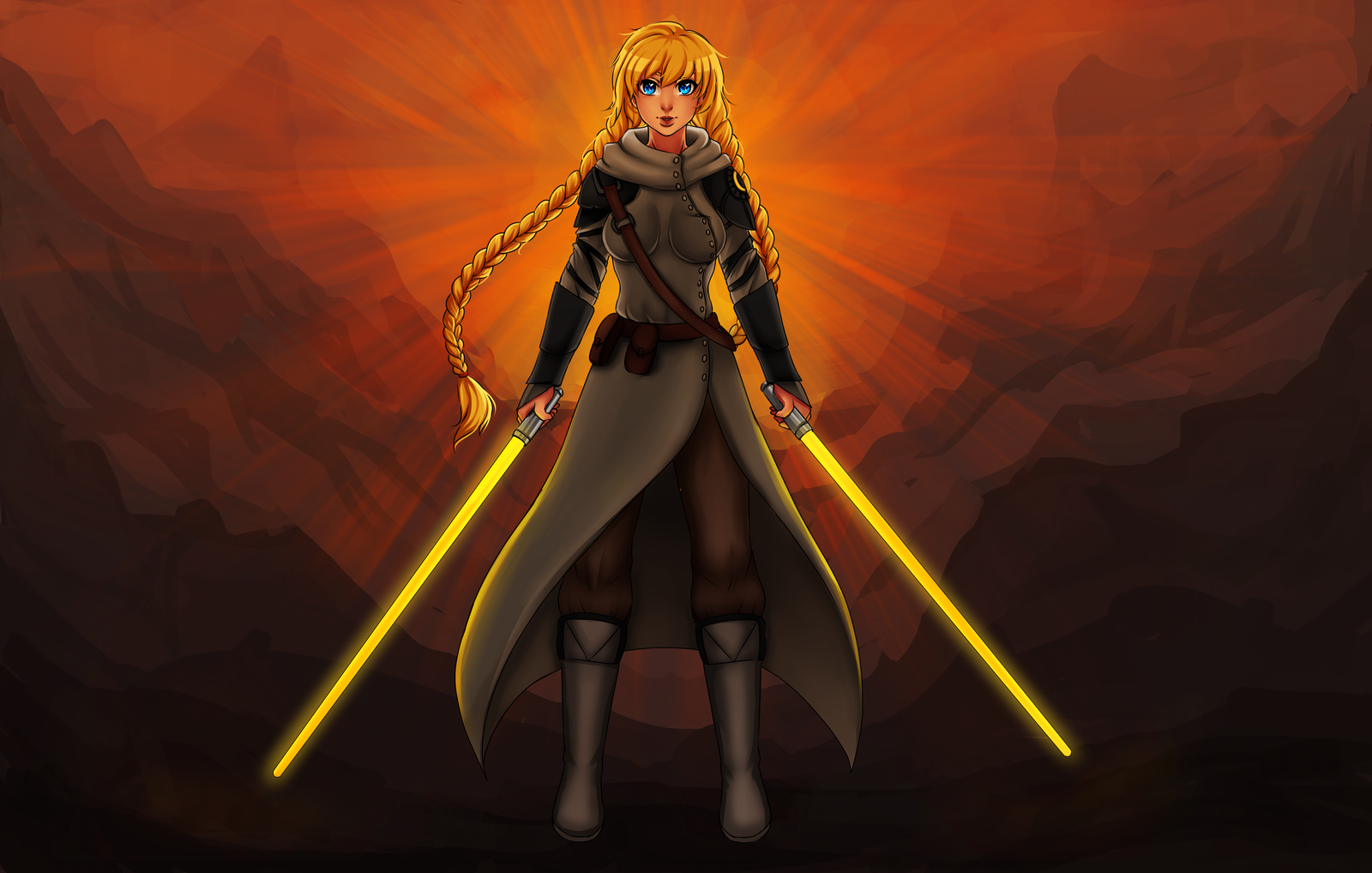 Glory Jedi Guardian - Endless summer, , Glorifying, Crossover, Star Wars, Visual novel