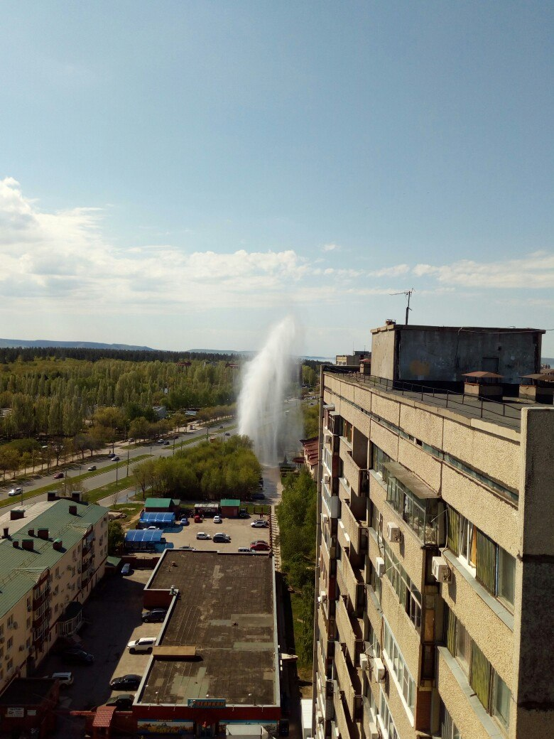 A new fountain in Togliatti or it's good that there is no hot water - TLB, Fountain, Hot water, Video, Longpost